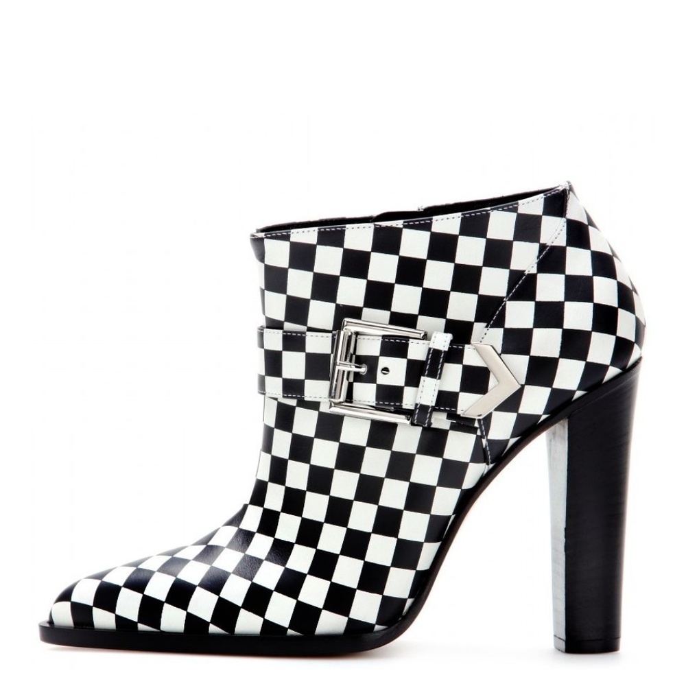 Gianvito Rossi Checked Booties